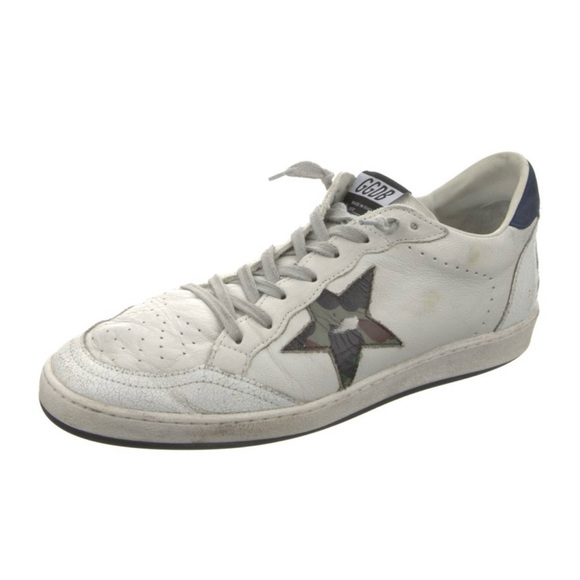 Golden Goose Men's White `ball Star` Sneakers - Picture 2 of 5